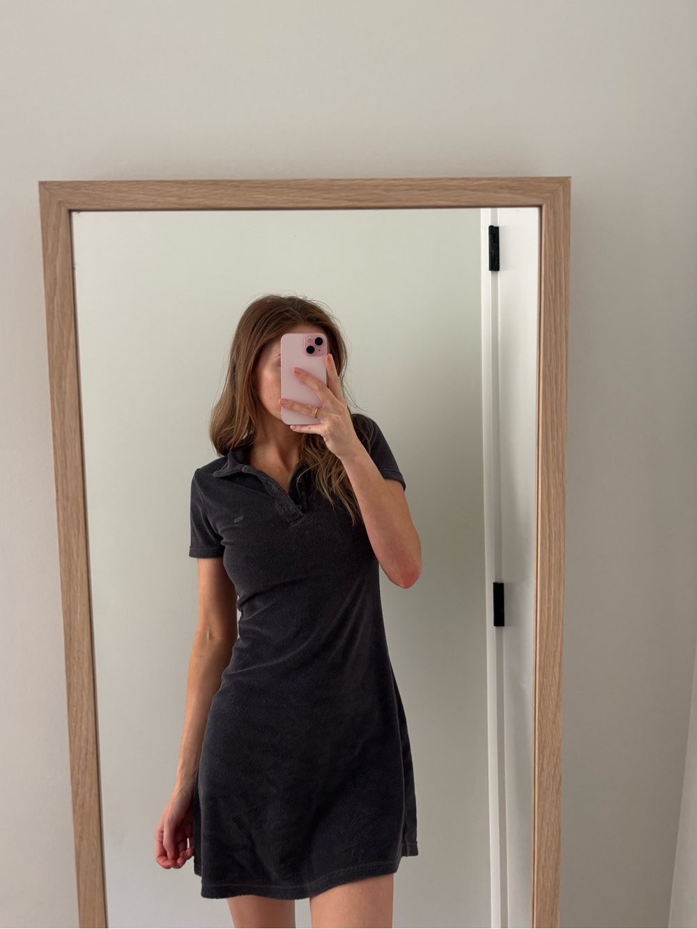 Aritzia TNA terry mini dress